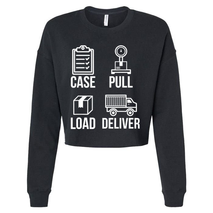 Mailman Postal Worker Post Office Mail Carrier Cropped Pullover Crew