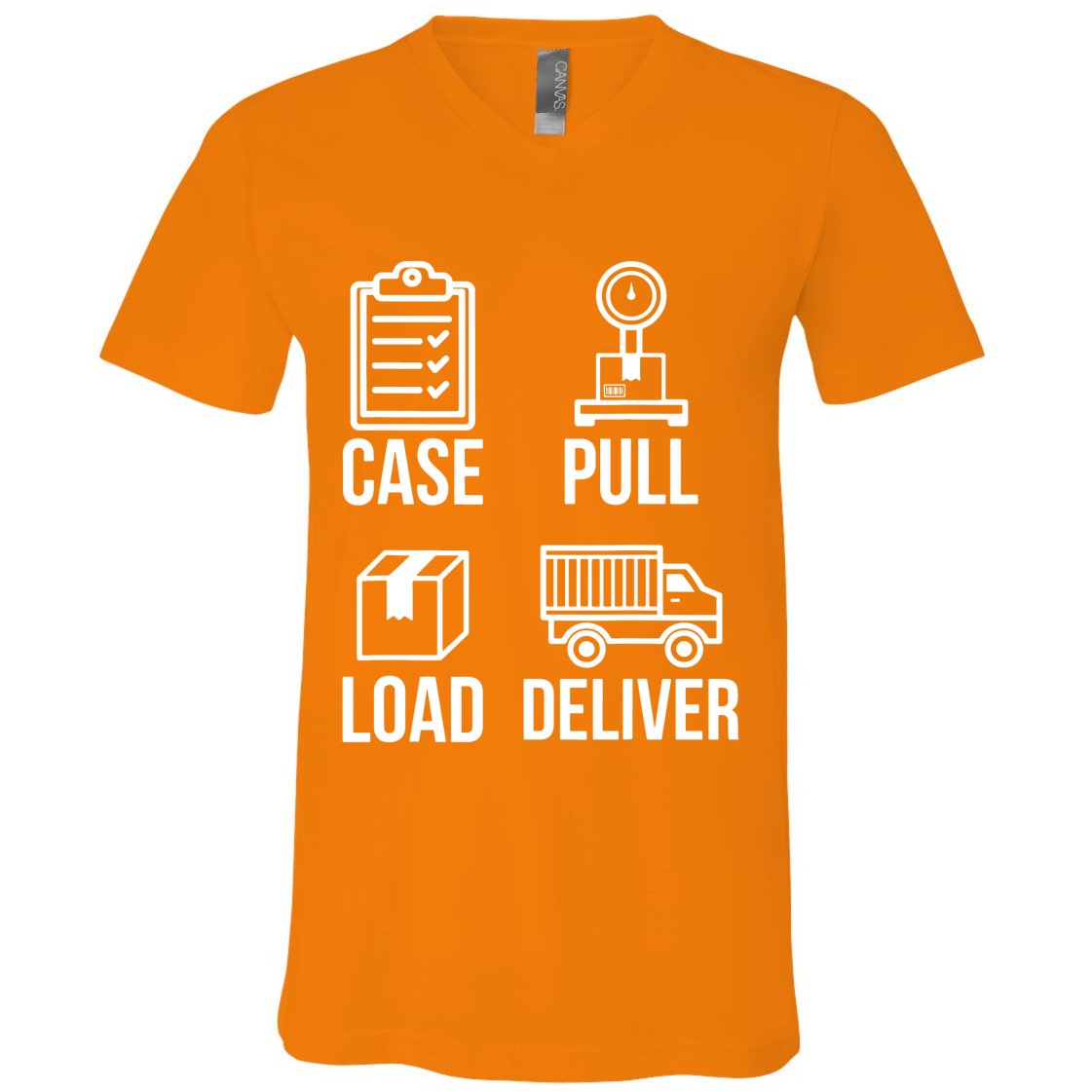 Mailman Postal Worker Post Office Mail Carrier V-Neck T-Shirt