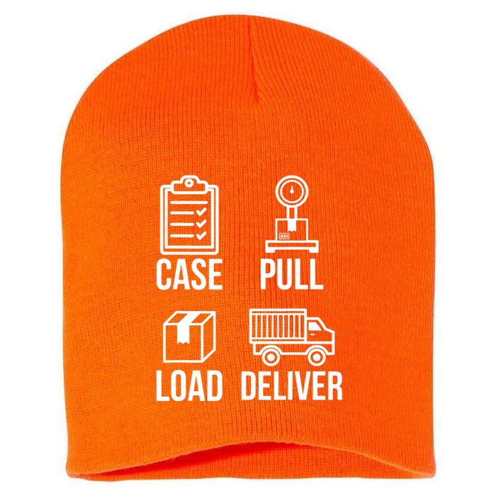 Mailman Postal Worker Post Office Mail Carrier Short Acrylic Beanie