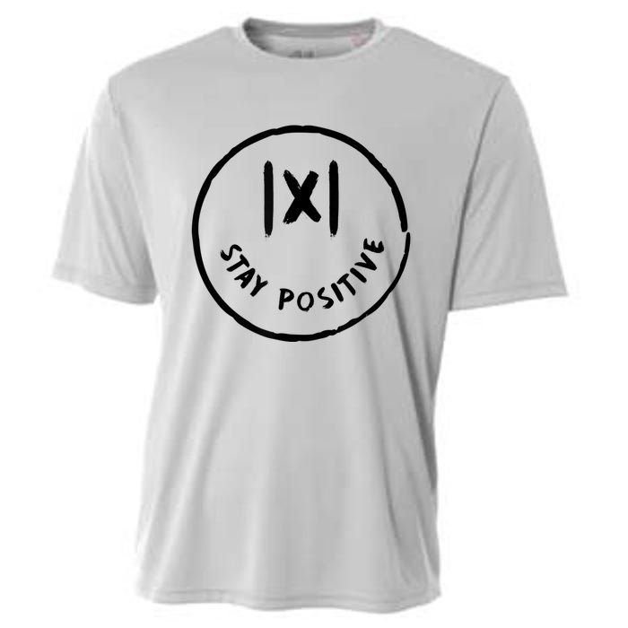 Math Positive X Funny Math Cooling Performance Crew T-Shirt