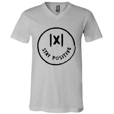 Math Positive X Funny Math V-Neck T-Shirt