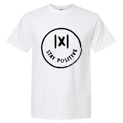 Math Positive X Funny Math Garment-Dyed Heavyweight T-Shirt