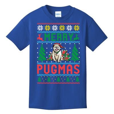 Merry Pugmas Xmas Christmas Pug Funny Gift Kids T-Shirt