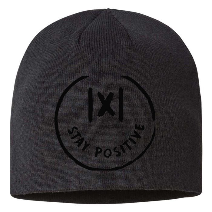 Math Positive X Funny Math Sustainable Beanie