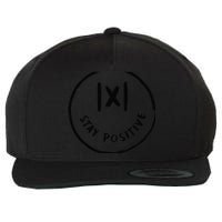 Math Positive X Funny Math Wool Snapback Cap