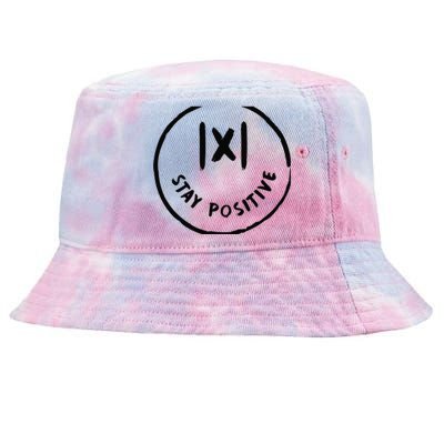 Math Positive X Funny Math Tie-Dyed Bucket Hat