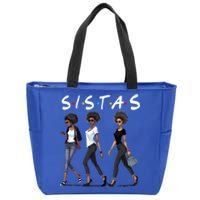 Melanin Queen African American Pride Black Magic Gift Zip Tote Bag