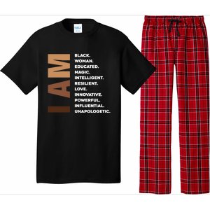 Melanin Queen Afro American Black Cool Gift Pajama Set