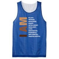 Melanin Queen Afro American Black Cool Gift Mesh Reversible Basketball Jersey Tank