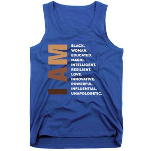 Melanin Queen Afro American Black Cool Gift Tank Top