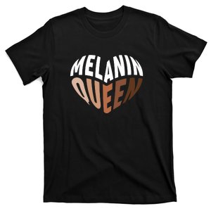 Melanin Queen African American Strong Black Natural Afro T-Shirt