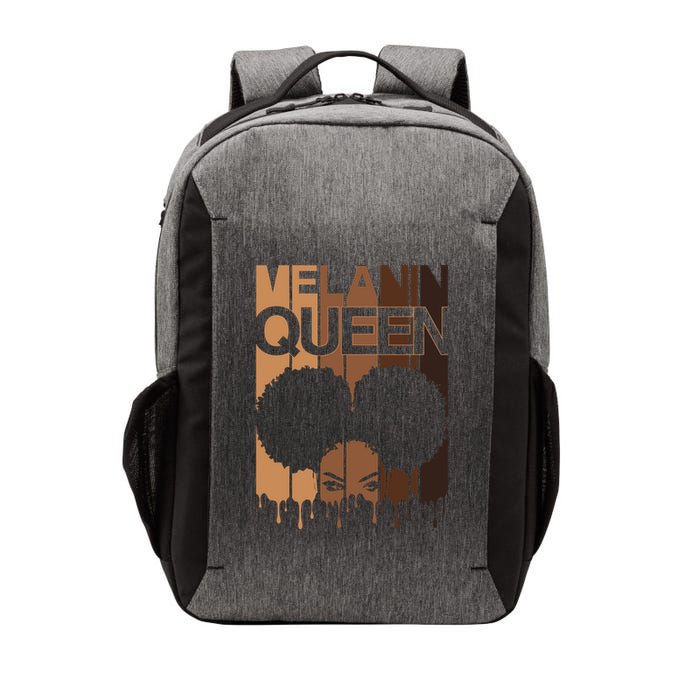 Melanin Queen Afro Dripping Black Educated Poppin Magic Cool Gift Vector Backpack