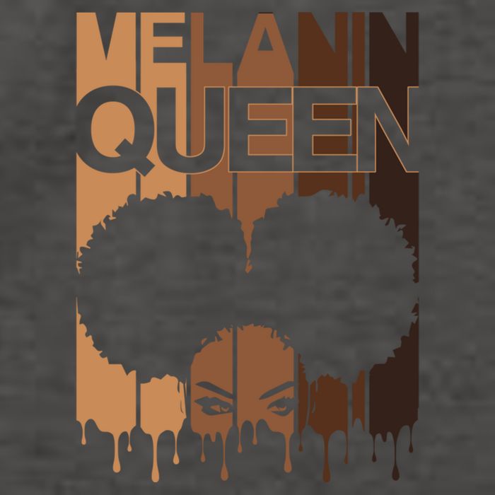 Melanin Queen Afro Dripping Black Educated Poppin Magic Cool Gift Vector Backpack