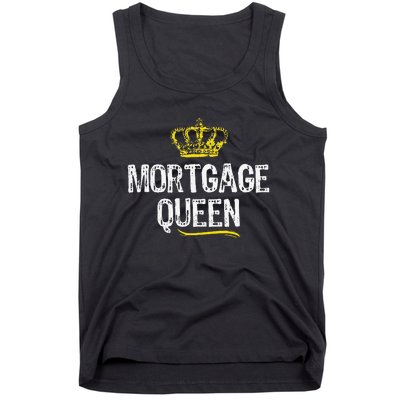 Mortgage Queen Broker Funny Cool Cute Gift Tank Top