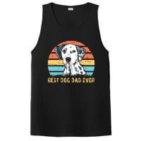 Men Quote Best Dog Dad Ever Vintage Dalmatian Lover PosiCharge Competitor Tank