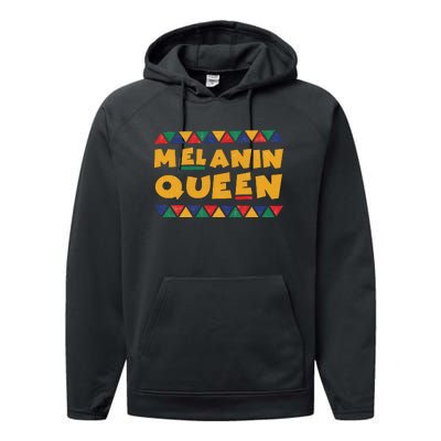 Melanin Queen Black Mom Black Pride Family Matching Outfit Juneteenth Performance Fleece Hoodie