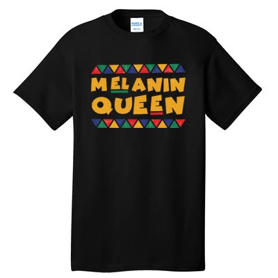 Melanin Queen Black Mom Black Pride Family Matching Outfit Juneteenth Tall T-Shirt