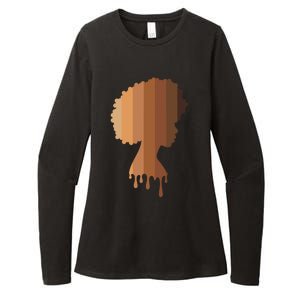 Melanin Queen Black Women Black History Month Blm Juneteenth Womens CVC Long Sleeve Shirt