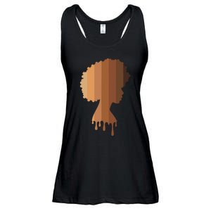 Melanin Queen Black Women Black History Month Blm Juneteenth Ladies Essential Flowy Tank