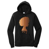 Melanin Queen Black Women Black History Month Blm Juneteenth Women's Pullover Hoodie