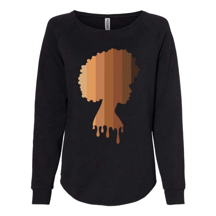 Melanin Queen Black Women Black History Month Blm Juneteenth Womens California Wash Sweatshirt