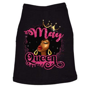 May Queen Birthday Afro African American Wo Doggie Tank