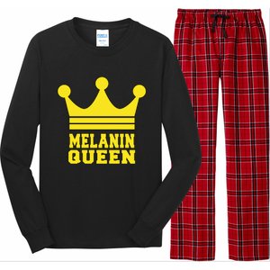 Melanin Queen Conscious Black Is Beautiful Gift Black Power Gift Long Sleeve Pajama Set