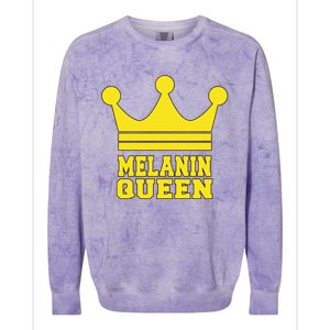 Melanin Queen Conscious Black Is Beautiful Gift Black Power Gift Colorblast Crewneck Sweatshirt