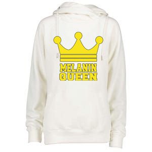 Melanin Queen Conscious Black Is Beautiful Gift Black Power Gift Womens Funnel Neck Pullover Hood