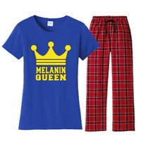 Melanin Queen Conscious Black Is Beautiful Gift Black Power Gift Women's Flannel Pajama Set