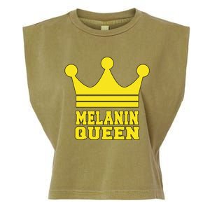 Melanin Queen Conscious Black Is Beautiful Gift Black Power Gift Garment-Dyed Women's Muscle Tee