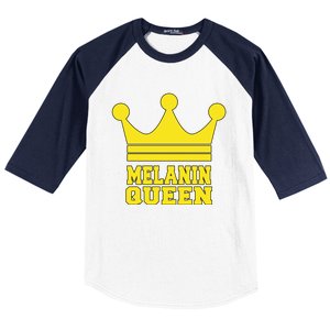 Melanin Queen Conscious Black Is Beautiful Gift Black Power Gift Baseball Sleeve Shirt