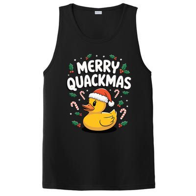 Merry Quackmas Christmas Rubber Duck PosiCharge Competitor Tank