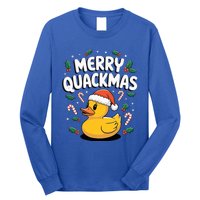 Merry Quackmas Christmas Rubber Duck Long Sleeve Shirt