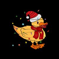 Merry Quackmas Duck Funny Christmas Lights Gift Xmas Holiday 16 in Basic Backpack