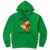 Merry Quackmas Duck Funny Christmas Lights Gift Xmas Holiday Hoodie