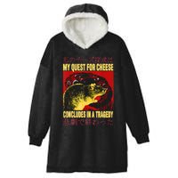 My Quest For Cheese Rat Hooded Wearable Blanket