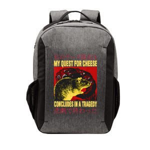 My Quest For Cheese Rat Vector Backpack