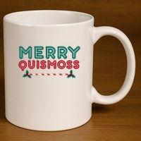 Merry Quismoss Funny Merry Christmas Meme 11oz C Handle Ceramic Mug
