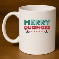 Merry Quismoss Funny Merry Christmas Meme 11oz C Handle Ceramic Mug