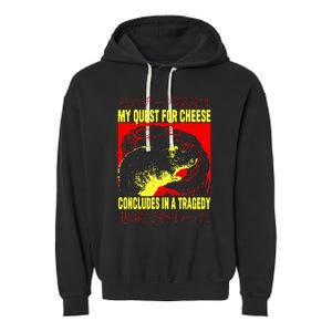 My Quest For Cheese Rat Japanese Rat Garment-Dyed Fleece Hoodie