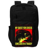 My Quest For Cheese Rat Japanese Rat Impact Tech Backpack