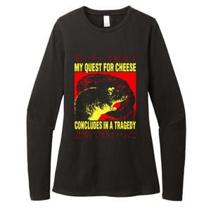 My Quest For Cheese Rat Japanese Rat Womens CVC Long Sleeve Shirt