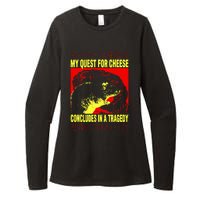 My Quest For Cheese Rat Japanese Rat Womens CVC Long Sleeve Shirt