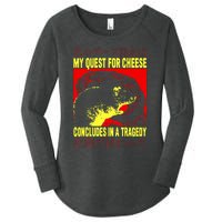 My Quest For Cheese Rat Japanese Rat Women's Perfect Tri Tunic Long Sleeve Shirt