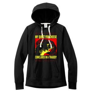 My Quest For Cheese Rat Japanese Rat Women's Fleece Hoodie