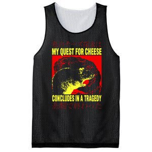 My Quest For Cheese Rat Japanese Rat Mesh Reversible Basketball Jersey Tank