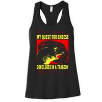 My Quest For Cheese Rat Japanese Rat Women's Racerback Tank