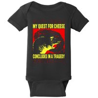 My Quest For Cheese Rat Japanese Rat Baby Bodysuit