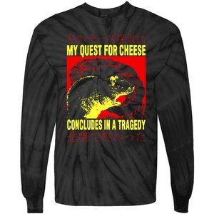 My Quest For Cheese Rat Japanese Rat Tie-Dye Long Sleeve Shirt